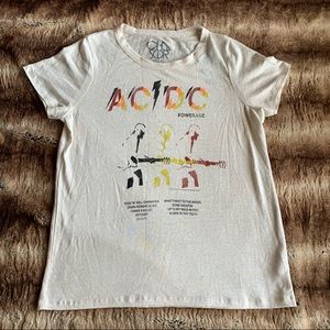 Chaser ACDC Powerage Linen Slub T-shirt